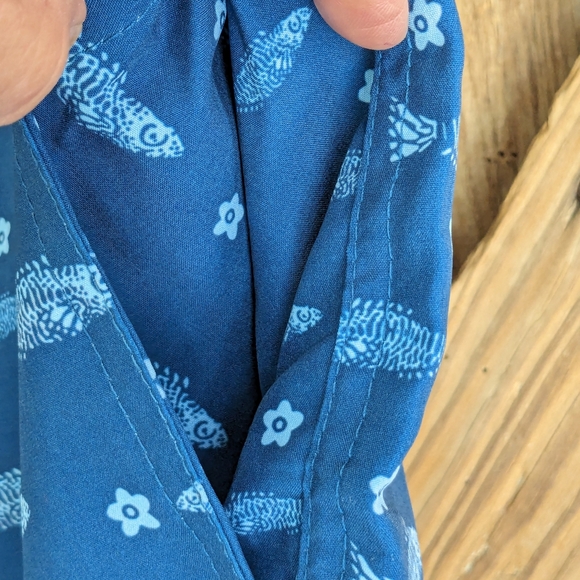 Biwisy Swim Trunks Shorts NWT size 2XL Quick Dry Mesh Blue Lining V-1 - Picture 6 of 10